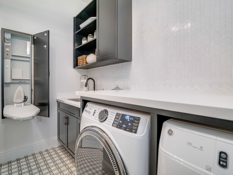 Organized Laundry Room Design by Affordable Closets