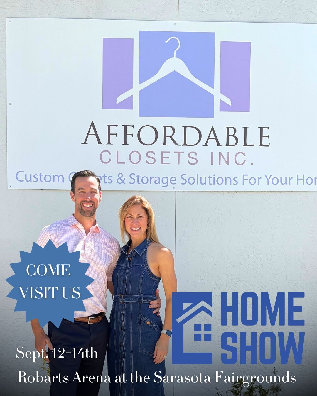 Visit Affordable Closets, Inc. at Home Show Florida – Sarasota's Premier Home Improvement Expo